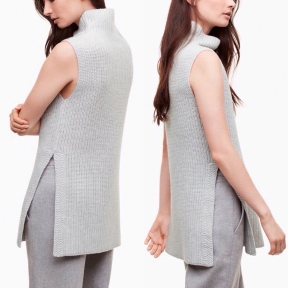 ARITZIA WILFRED Durandal Sweater Chunky
Sleeveless Tunic - Picture 1 of 5